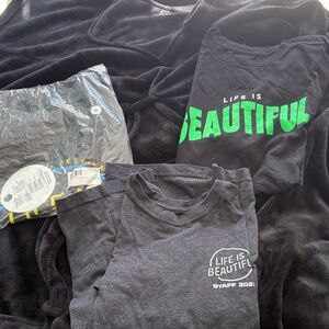 Life is Beautiful Music Festival shirts